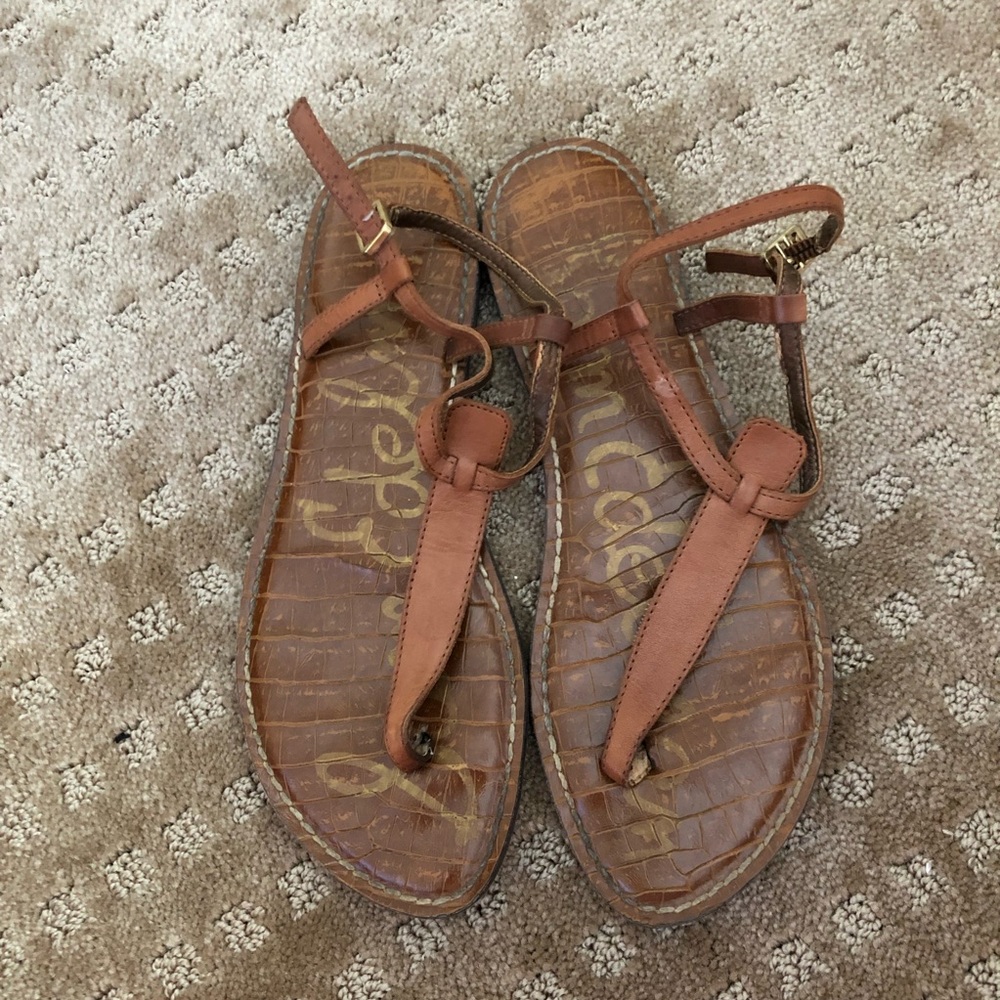 Sam Edelman gladiator sandals 8 GUC tan